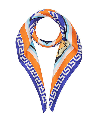 Santorini Hora Silk Twill Scarf