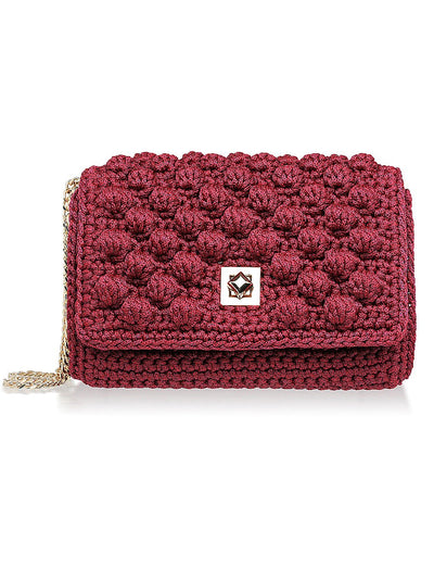 Monaco Shoulder Bag - Burgundy